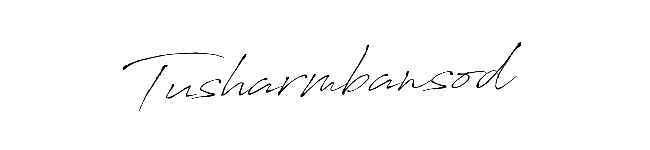 How to make Tusharmbansod signature? Antro_Vectra is a professional autograph style. Create handwritten signature for Tusharmbansod name. Tusharmbansod signature style 6 images and pictures png