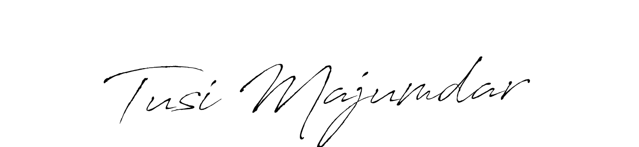 Design your own signature with our free online signature maker. With this signature software, you can create a handwritten (Antro_Vectra) signature for name Tusi Majumdar. Tusi Majumdar signature style 6 images and pictures png