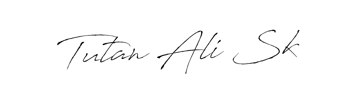 Similarly Antro_Vectra is the best handwritten signature design. Signature creator online .You can use it as an online autograph creator for name Tutan Ali Sk. Tutan Ali Sk signature style 6 images and pictures png