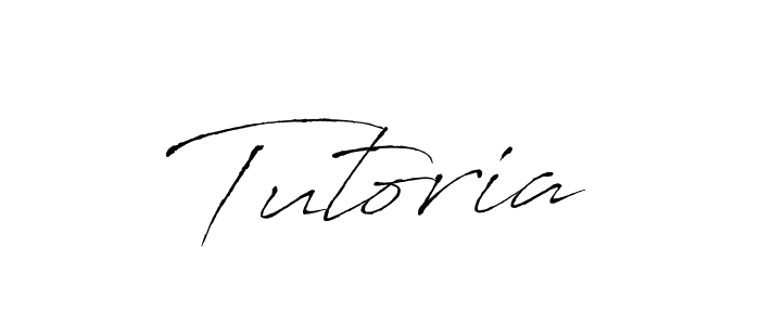 Once you've used our free online signature maker to create your best signature Antro_Vectra style, it's time to enjoy all of the benefits that Tutoria name signing documents. Tutoria signature style 6 images and pictures png
