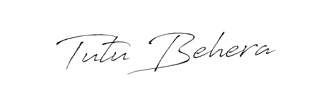 Also we have Tutu Behera name is the best signature style. Create professional handwritten signature collection using Antro_Vectra autograph style. Tutu Behera signature style 6 images and pictures png