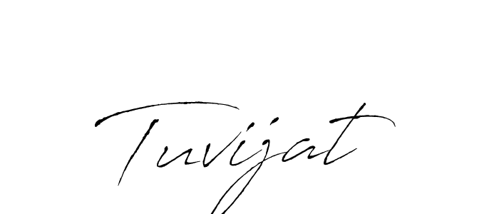 How to make Tuvijat name signature. Use Antro_Vectra style for creating short signs online. This is the latest handwritten sign. Tuvijat signature style 6 images and pictures png