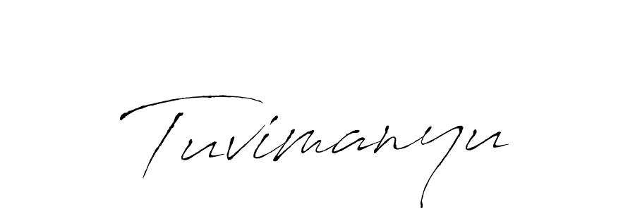 Design your own signature with our free online signature maker. With this signature software, you can create a handwritten (Antro_Vectra) signature for name Tuvimanyu. Tuvimanyu signature style 6 images and pictures png