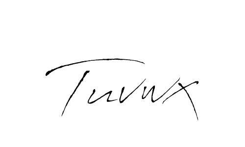 Make a beautiful signature design for name Tuvwx. With this signature (Antro_Vectra) style, you can create a handwritten signature for free. Tuvwx signature style 6 images and pictures png