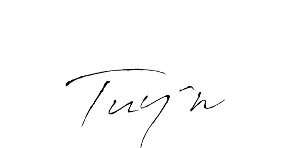 Design your own signature with our free online signature maker. With this signature software, you can create a handwritten (Antro_Vectra) signature for name Tuyˆn. Tuyˆn signature style 6 images and pictures png