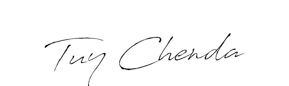 How to make Tuy Chenda signature? Antro_Vectra is a professional autograph style. Create handwritten signature for Tuy Chenda name. Tuy Chenda signature style 6 images and pictures png