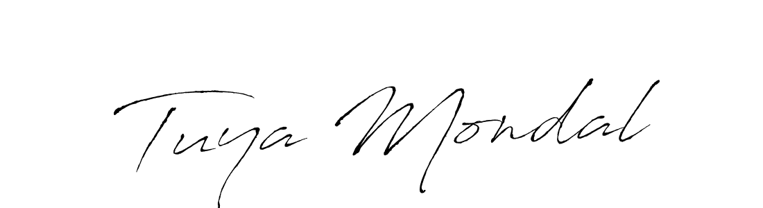 How to make Tuya Mondal signature? Antro_Vectra is a professional autograph style. Create handwritten signature for Tuya Mondal name. Tuya Mondal signature style 6 images and pictures png