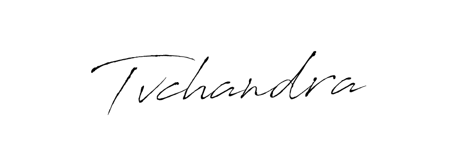 Tvchandra stylish signature style. Best Handwritten Sign (Antro_Vectra) for my name. Handwritten Signature Collection Ideas for my name Tvchandra. Tvchandra signature style 6 images and pictures png