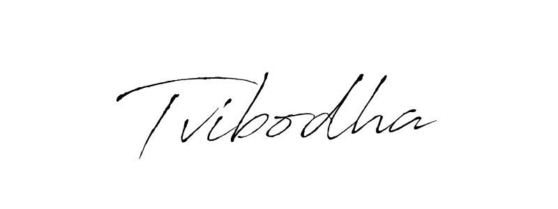 Tvibodha stylish signature style. Best Handwritten Sign (Antro_Vectra) for my name. Handwritten Signature Collection Ideas for my name Tvibodha. Tvibodha signature style 6 images and pictures png