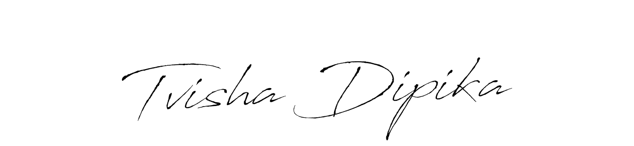 if you are searching for the best signature style for your name Tvisha Dipika. so please give up your signature search. here we have designed multiple signature styles  using Antro_Vectra. Tvisha Dipika signature style 6 images and pictures png