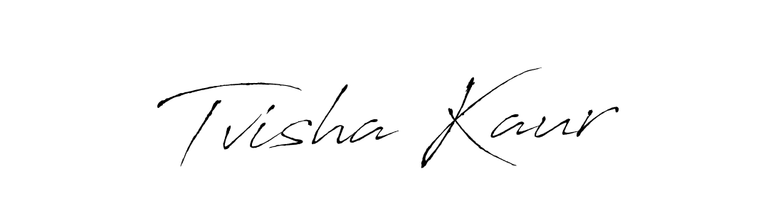 Tvisha Kaur stylish signature style. Best Handwritten Sign (Antro_Vectra) for my name. Handwritten Signature Collection Ideas for my name Tvisha Kaur. Tvisha Kaur signature style 6 images and pictures png