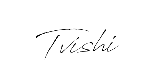 You should practise on your own different ways (Antro_Vectra) to write your name (Tvishi) in signature. don't let someone else do it for you. Tvishi signature style 6 images and pictures png