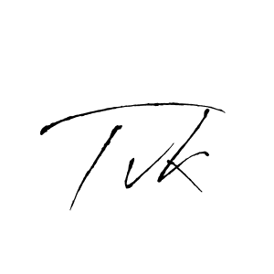 It looks lik you need a new signature style for name Tvk. Design unique handwritten (Antro_Vectra) signature with our free signature maker in just a few clicks. Tvk signature style 6 images and pictures png