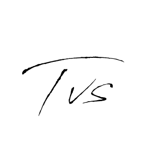 How to make Tvs name signature. Use Antro_Vectra style for creating short signs online. This is the latest handwritten sign. Tvs signature style 6 images and pictures png