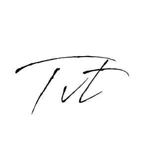 How to Draw Tvt signature style? Antro_Vectra is a latest design signature styles for name Tvt. Tvt signature style 6 images and pictures png