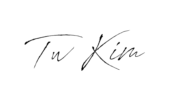 It looks lik you need a new signature style for name Tw Kim. Design unique handwritten (Antro_Vectra) signature with our free signature maker in just a few clicks. Tw Kim signature style 6 images and pictures png