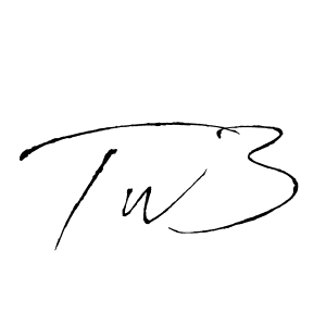 Make a beautiful signature design for name Tw3. With this signature (Antro_Vectra) style, you can create a handwritten signature for free. Tw3 signature style 6 images and pictures png