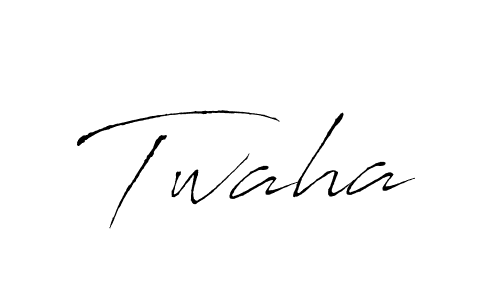 Twaha stylish signature style. Best Handwritten Sign (Antro_Vectra) for my name. Handwritten Signature Collection Ideas for my name Twaha. Twaha signature style 6 images and pictures png