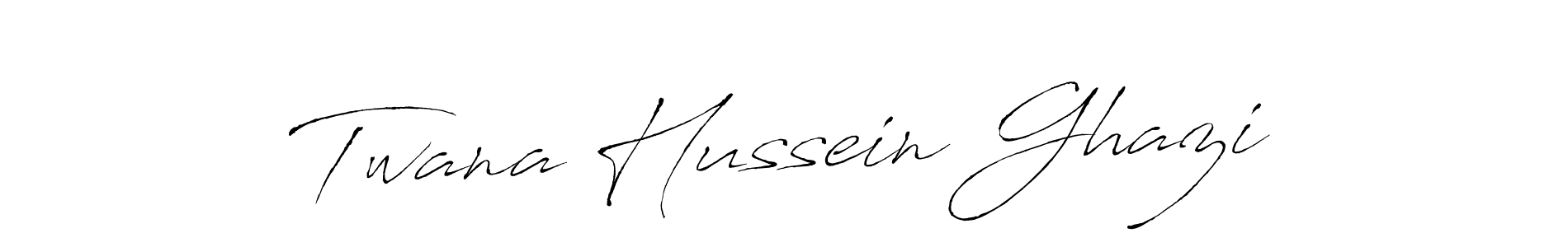 Twana Hussein Ghazi stylish signature style. Best Handwritten Sign (Antro_Vectra) for my name. Handwritten Signature Collection Ideas for my name Twana Hussein Ghazi. Twana Hussein Ghazi signature style 6 images and pictures png