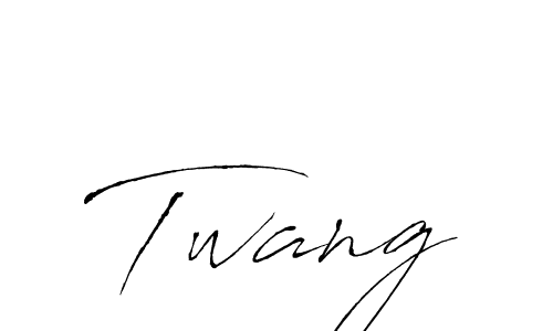 Design your own signature with our free online signature maker. With this signature software, you can create a handwritten (Antro_Vectra) signature for name Twang. Twang signature style 6 images and pictures png