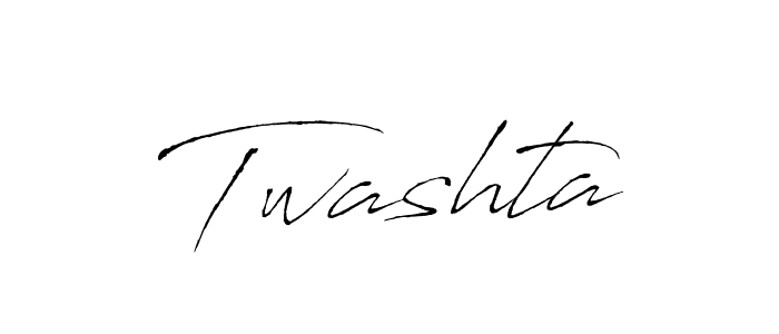 Use a signature maker to create a handwritten signature online. With this signature software, you can design (Antro_Vectra) your own signature for name Twashta. Twashta signature style 6 images and pictures png