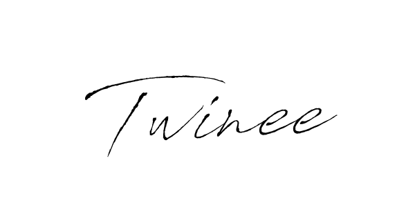 Twinee stylish signature style. Best Handwritten Sign (Antro_Vectra) for my name. Handwritten Signature Collection Ideas for my name Twinee. Twinee signature style 6 images and pictures png