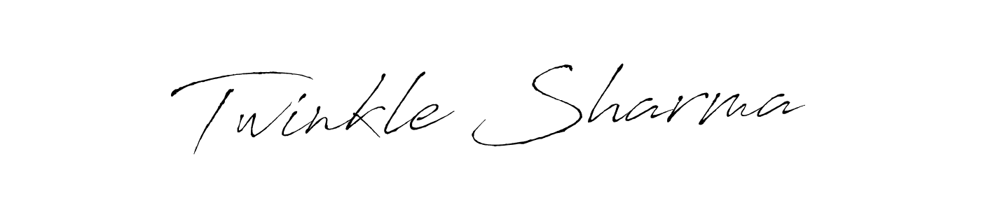 How to make Twinkle Sharma signature? Antro_Vectra is a professional autograph style. Create handwritten signature for Twinkle Sharma name. Twinkle Sharma signature style 6 images and pictures png