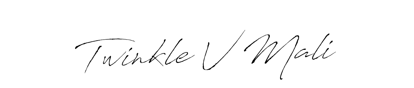 You should practise on your own different ways (Antro_Vectra) to write your name (Twinkle V Mali) in signature. don't let someone else do it for you. Twinkle V Mali signature style 6 images and pictures png