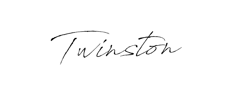 The best way (Antro_Vectra) to make a short signature is to pick only two or three words in your name. The name Twinston include a total of six letters. For converting this name. Twinston signature style 6 images and pictures png