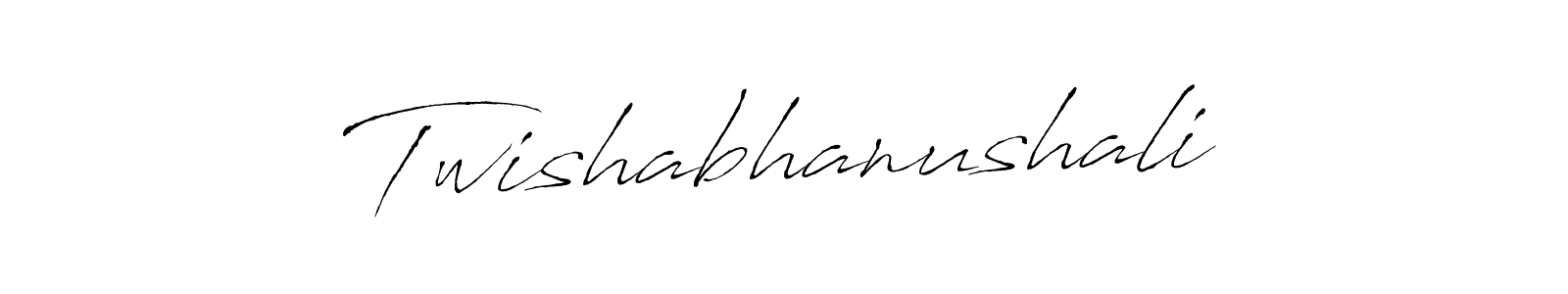 How to make Twishabhanushali signature? Antro_Vectra is a professional autograph style. Create handwritten signature for Twishabhanushali name. Twishabhanushali signature style 6 images and pictures png