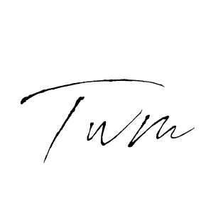 Make a beautiful signature design for name Twm. With this signature (Antro_Vectra) style, you can create a handwritten signature for free. Twm signature style 6 images and pictures png