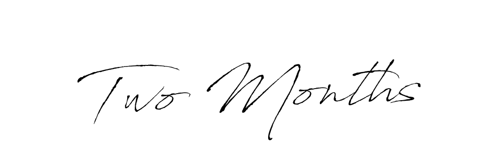 Also You can easily find your signature by using the search form. We will create Two Months name handwritten signature images for you free of cost using Antro_Vectra sign style. Two Months signature style 6 images and pictures png