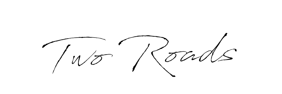 Design your own signature with our free online signature maker. With this signature software, you can create a handwritten (Antro_Vectra) signature for name Two Roads. Two Roads signature style 6 images and pictures png