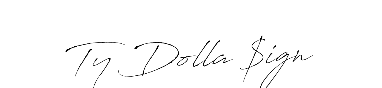 You should practise on your own different ways (Antro_Vectra) to write your name (Ty Dolla $ign) in signature. don't let someone else do it for you. Ty Dolla $ign signature style 6 images and pictures png