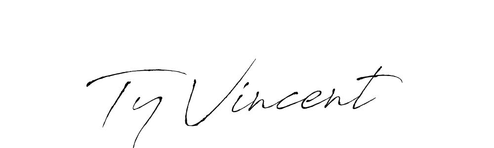 Make a beautiful signature design for name Ty Vincent. Use this online signature maker to create a handwritten signature for free. Ty Vincent signature style 6 images and pictures png