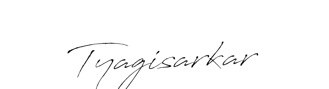 Design your own signature with our free online signature maker. With this signature software, you can create a handwritten (Antro_Vectra) signature for name Tyagisarkar. Tyagisarkar signature style 6 images and pictures png