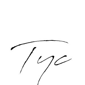 Create a beautiful signature design for name Tyc. With this signature (Antro_Vectra) fonts, you can make a handwritten signature for free. Tyc signature style 6 images and pictures png