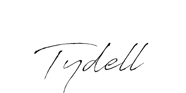 Tydell stylish signature style. Best Handwritten Sign (Antro_Vectra) for my name. Handwritten Signature Collection Ideas for my name Tydell. Tydell signature style 6 images and pictures png