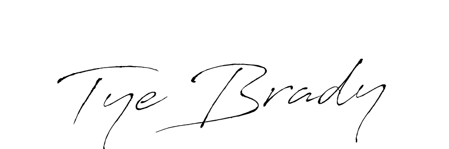 How to make Tye Brady signature? Antro_Vectra is a professional autograph style. Create handwritten signature for Tye Brady name. Tye Brady signature style 6 images and pictures png