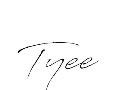 Use a signature maker to create a handwritten signature online. With this signature software, you can design (Antro_Vectra) your own signature for name Tyee. Tyee signature style 6 images and pictures png