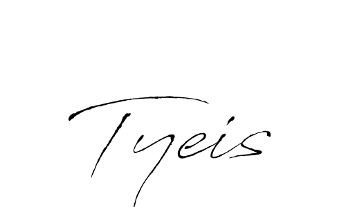 You should practise on your own different ways (Antro_Vectra) to write your name (Tyeis) in signature. don't let someone else do it for you. Tyeis signature style 6 images and pictures png