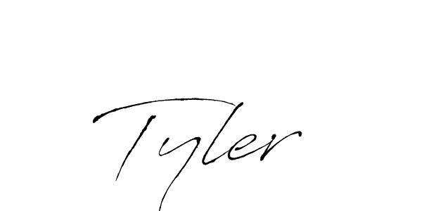 Also You can easily find your signature by using the search form. We will create Tyler  name handwritten signature images for you free of cost using Antro_Vectra sign style. Tyler  signature style 6 images and pictures png