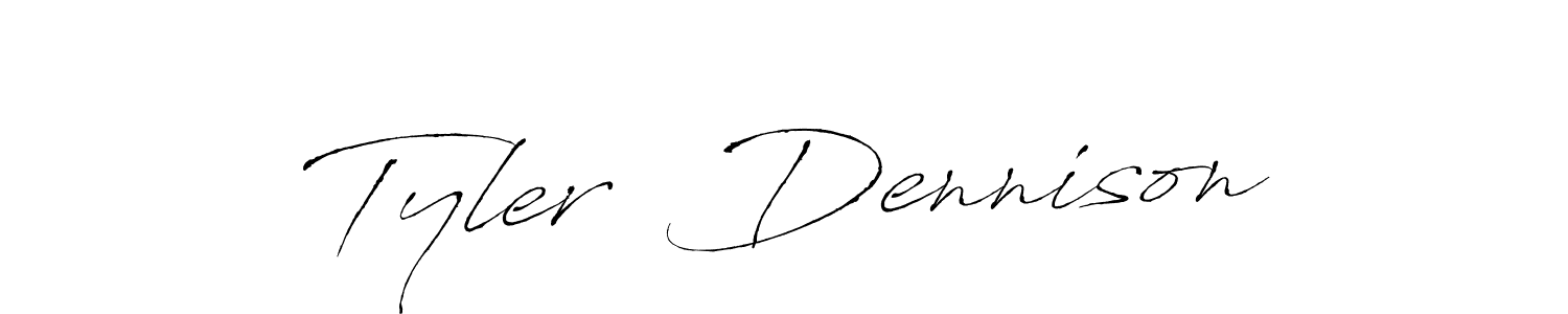 You should practise on your own different ways (Antro_Vectra) to write your name (Tyler  Dennison) in signature. don't let someone else do it for you. Tyler  Dennison signature style 6 images and pictures png