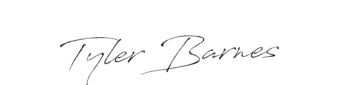 Tyler Barnes stylish signature style. Best Handwritten Sign (Antro_Vectra) for my name. Handwritten Signature Collection Ideas for my name Tyler Barnes. Tyler Barnes signature style 6 images and pictures png