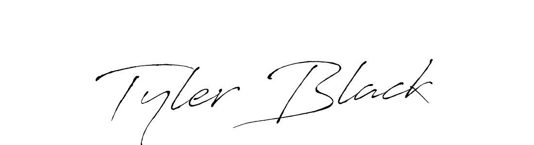 Create a beautiful signature design for name Tyler Black. With this signature (Antro_Vectra) fonts, you can make a handwritten signature for free. Tyler Black signature style 6 images and pictures png