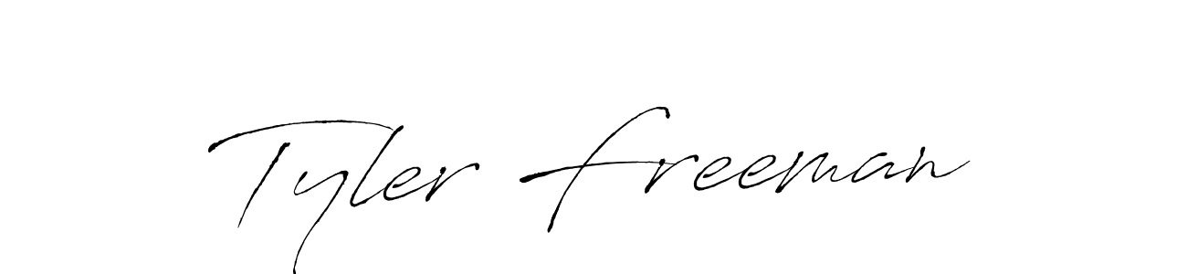 Antro_Vectra is a professional signature style that is perfect for those who want to add a touch of class to their signature. It is also a great choice for those who want to make their signature more unique. Get Tyler Freeman name to fancy signature for free. Tyler Freeman signature style 6 images and pictures png