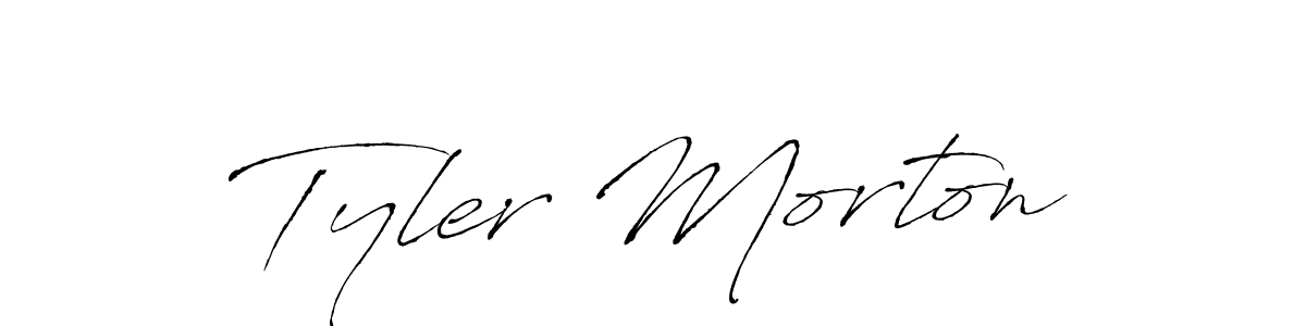 Design your own signature with our free online signature maker. With this signature software, you can create a handwritten (Antro_Vectra) signature for name Tyler Morton. Tyler Morton signature style 6 images and pictures png