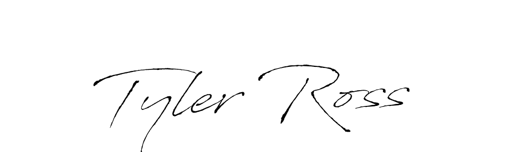 Design your own signature with our free online signature maker. With this signature software, you can create a handwritten (Antro_Vectra) signature for name Tyler Ross. Tyler Ross signature style 6 images and pictures png