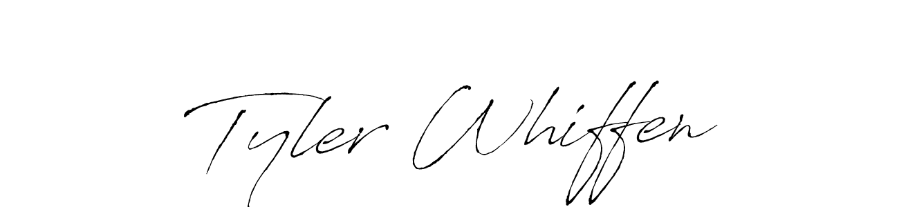 Make a beautiful signature design for name Tyler Whiffen. With this signature (Antro_Vectra) style, you can create a handwritten signature for free. Tyler Whiffen signature style 6 images and pictures png