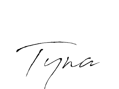 The best way (Antro_Vectra) to make a short signature is to pick only two or three words in your name. The name Tyna include a total of six letters. For converting this name. Tyna signature style 6 images and pictures png